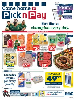 Pick n Pay specials catalogue – valid from 24/08/2026