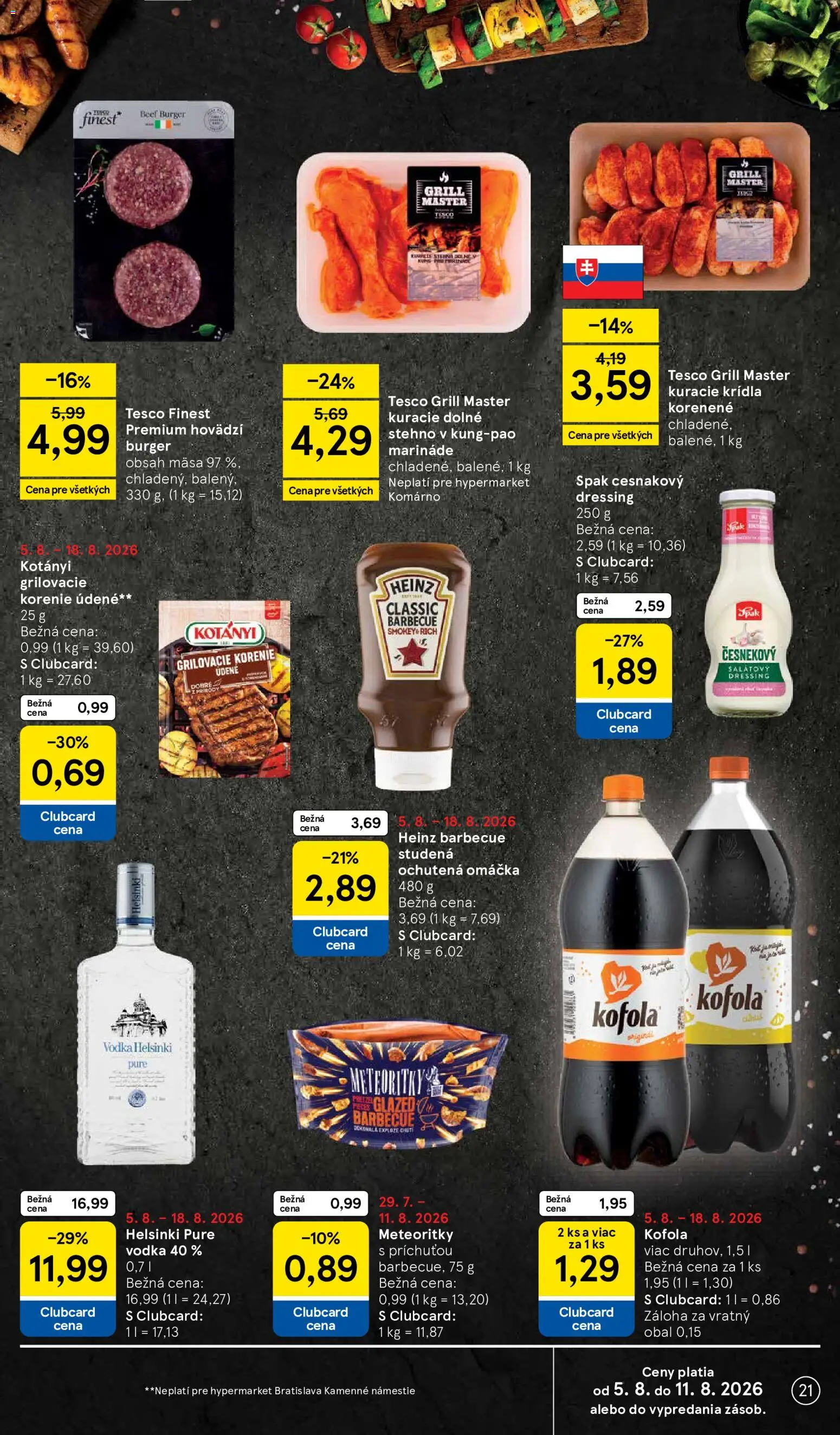 Nové Tesco akcie – leták je platný od 05.08.2026 | Strana: 21