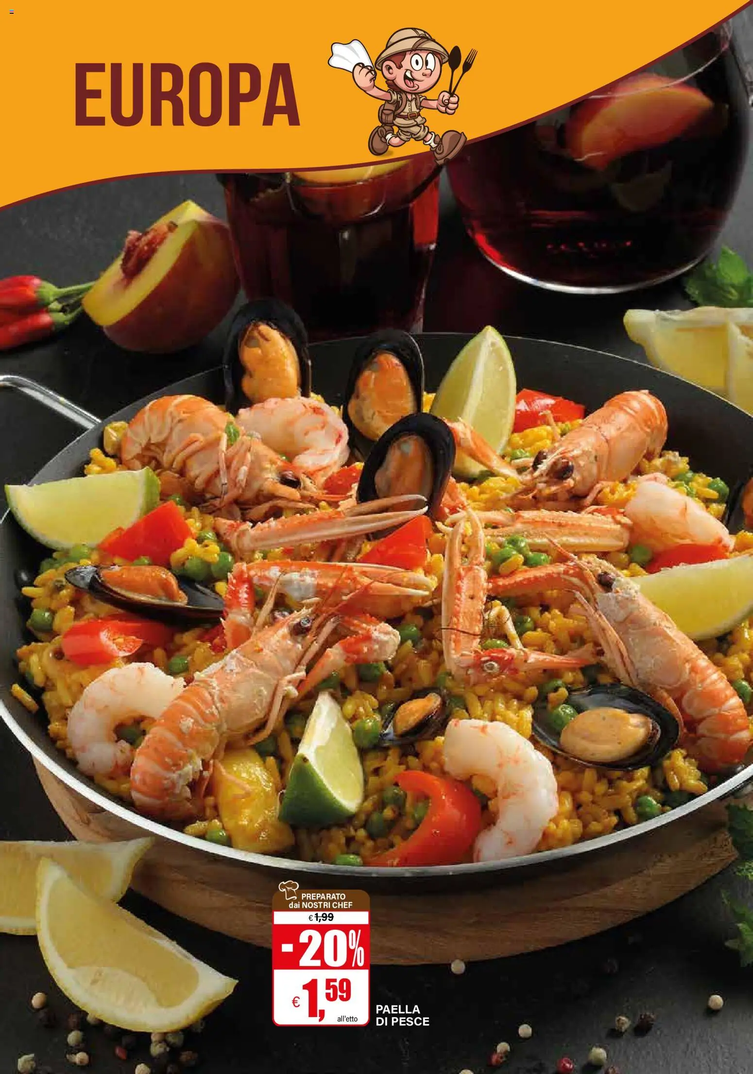 Volantino Il Gigante del 21/09/2026 | Pagina: 14 | Prodotti: Pesce, Paella