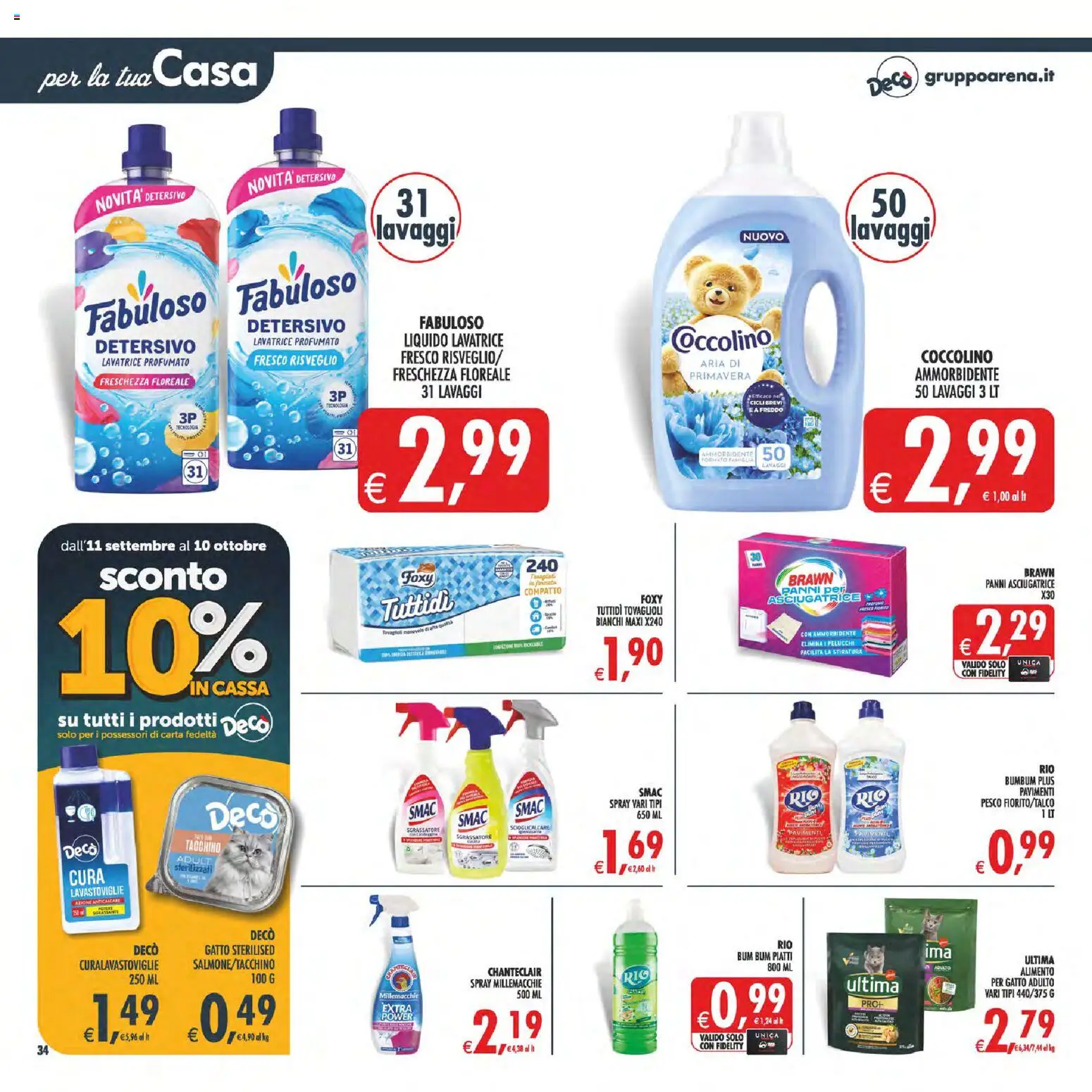 Volantino Decò del 02/10/2026 | Pagina: 36