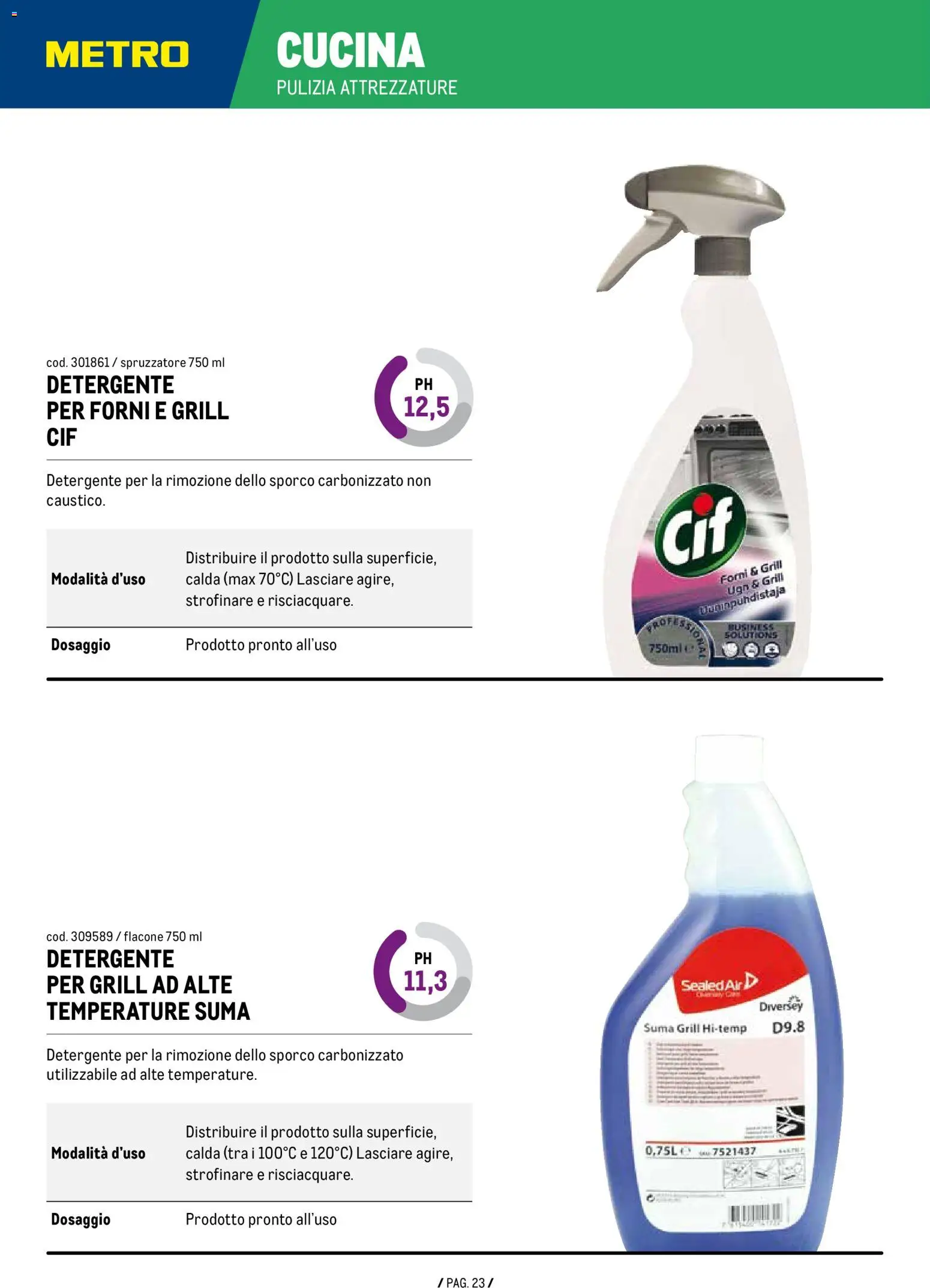 Volantino Metro del 07/01/2026 | Pagina: 23 | Prodotti: Detergente