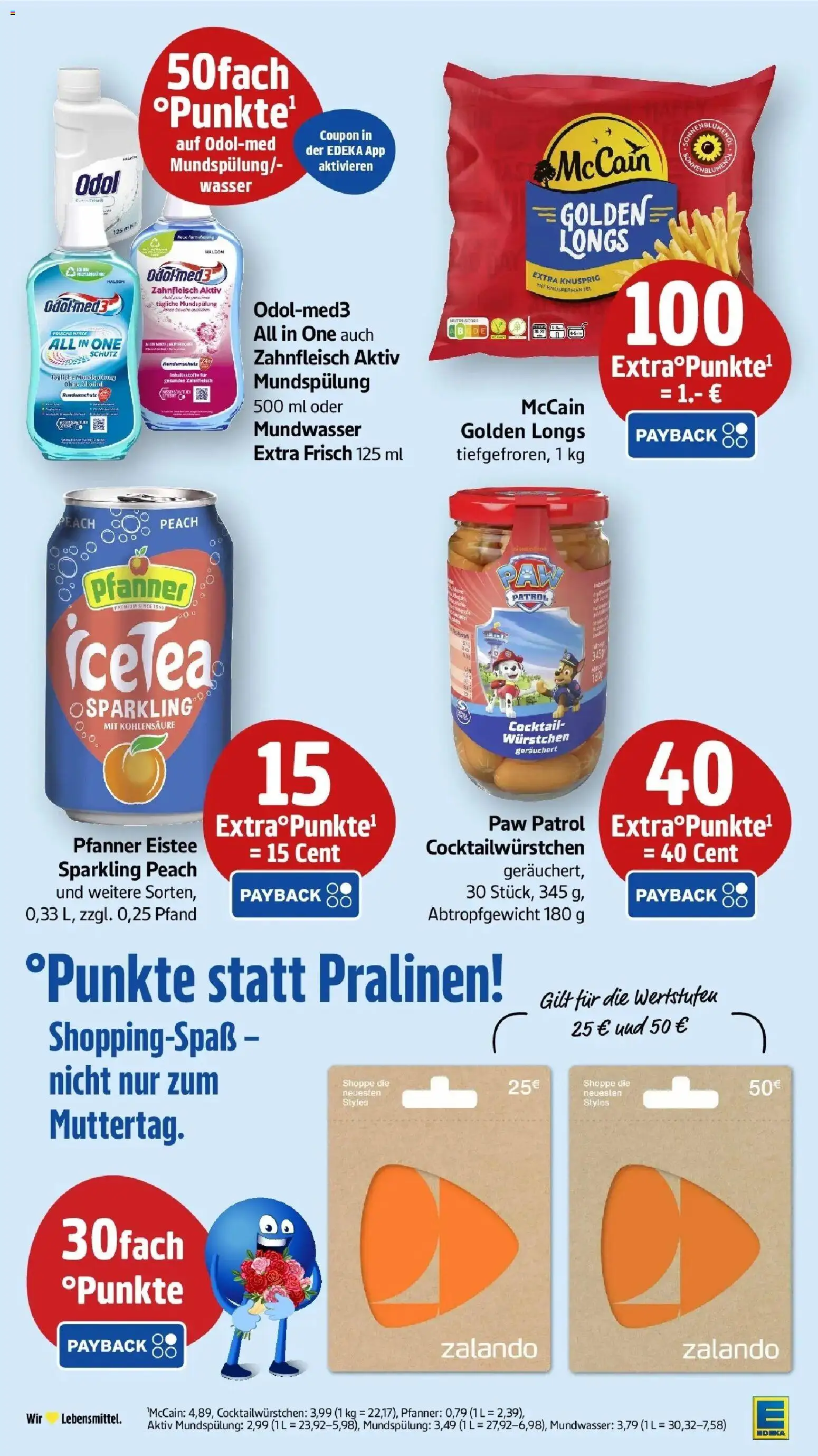 Edeka prospekt Weinstadt-Großheppach	 – gültig ab 04.05.2026 | Seite: 53 | Produkte: McCain, Pfanner eistee, Mundwasser, Wasser