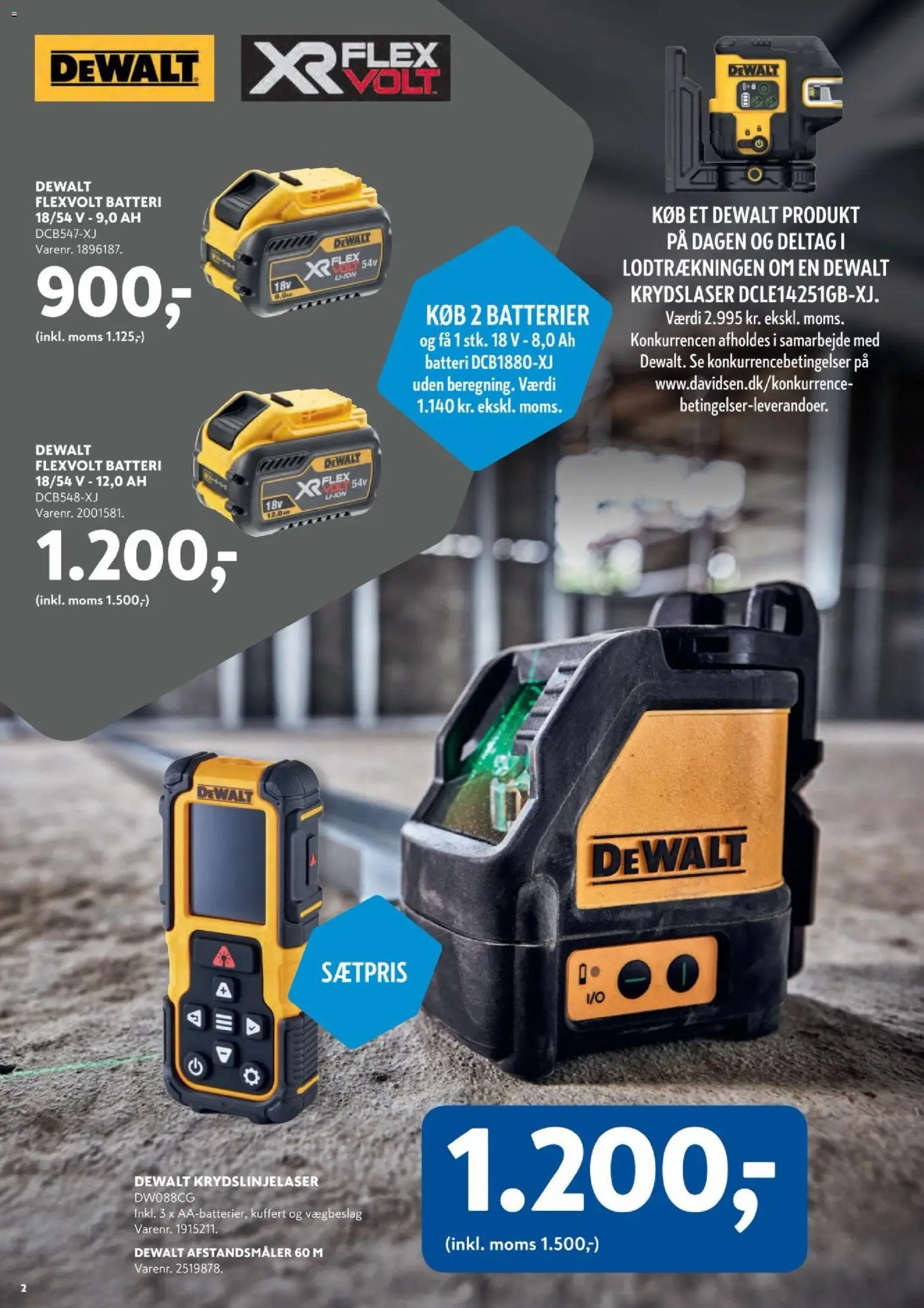 Davidsen tilbudsavis – gyldig fra 01.06.2026 | Side: 2 | Produkter: Batterier, Kuffert, Batteri