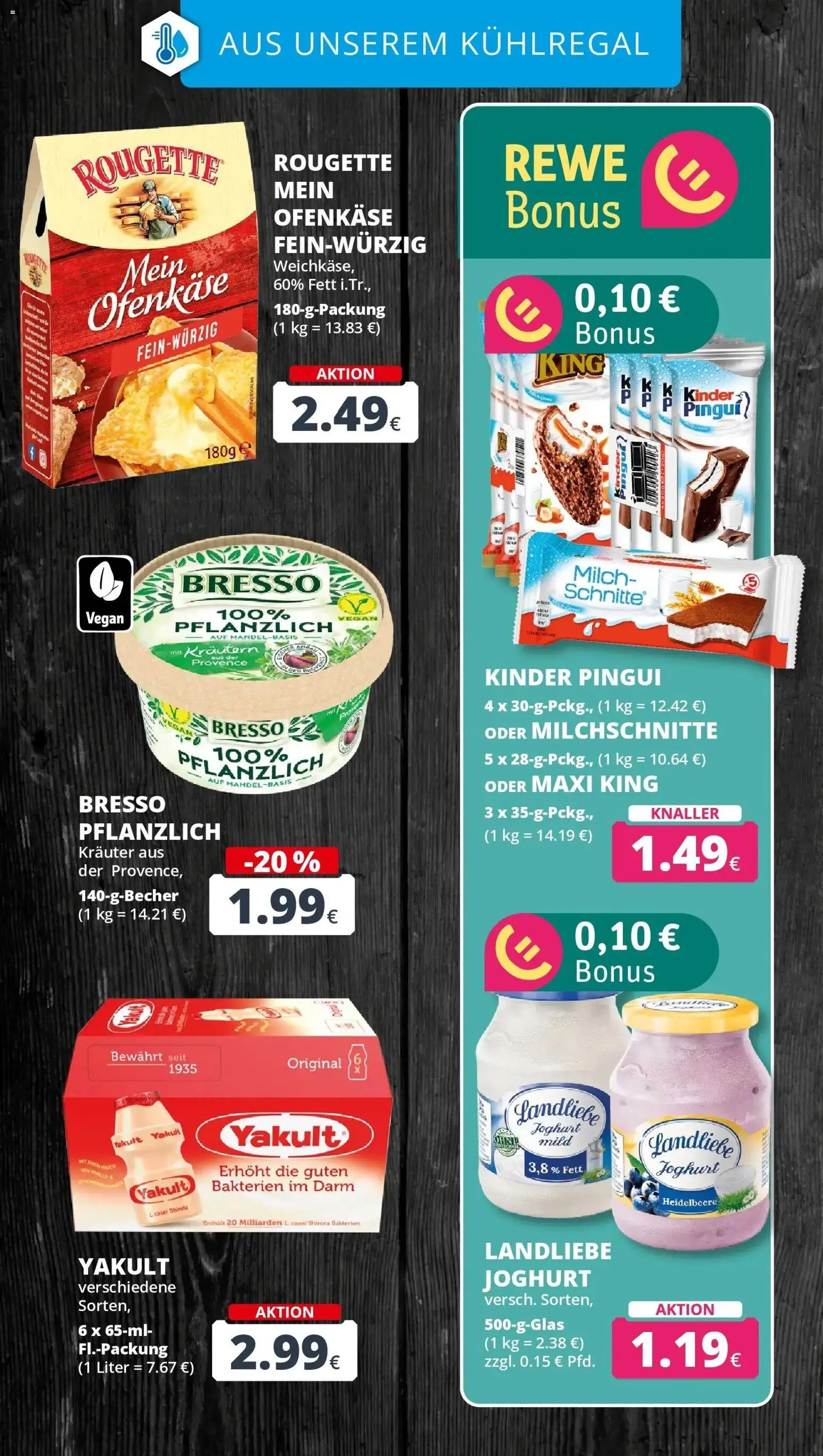 REWE Prospekt ab 12.10.2026 zum Blättern » Angebote | Seite: 15 | Produkte: Milch, Joghurt, Bresso, Landliebe joghurt