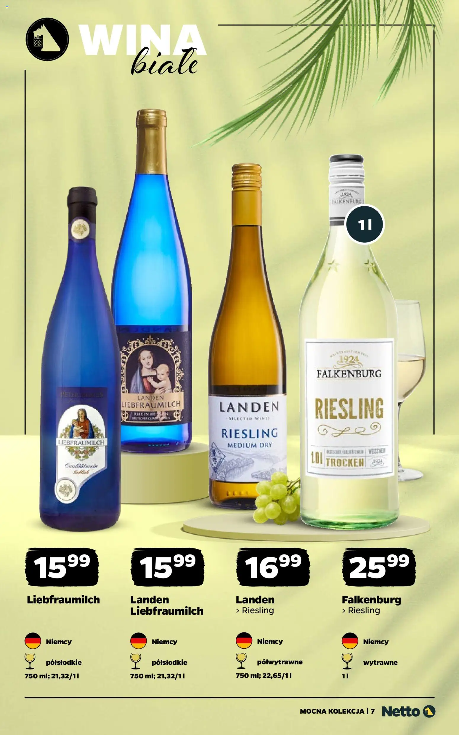 Netto gazetka - Wina od 06.07.2026 | Strona: 7 | Produkty: Riesling