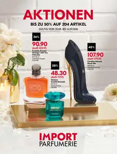 Import Parfumerie aktionen ab 20.08.2026 gültig