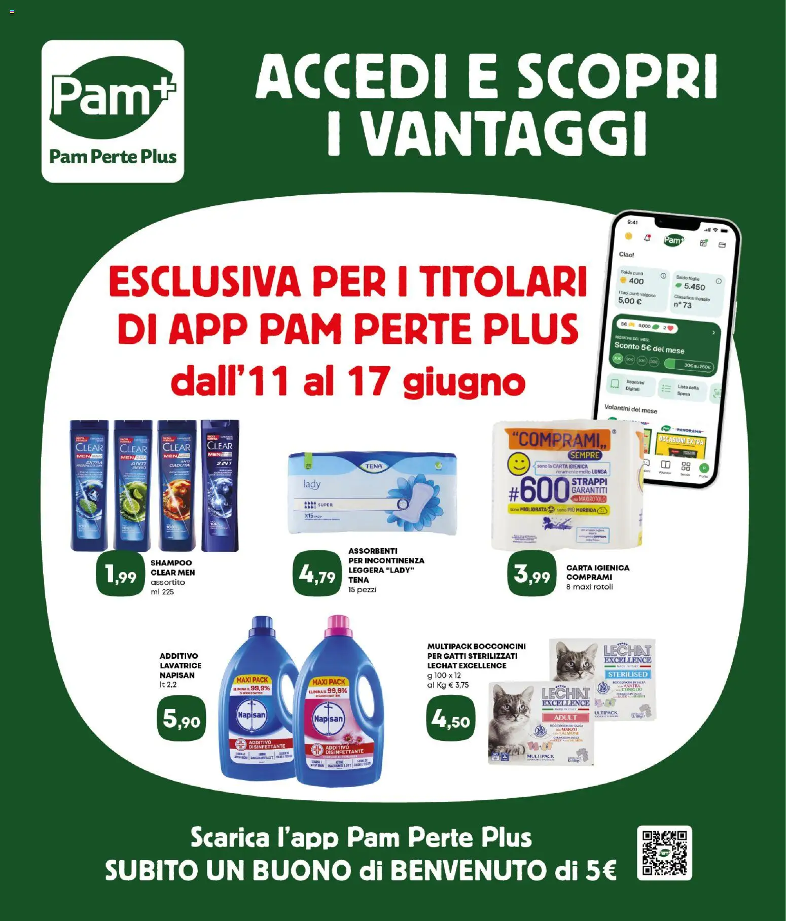 Volantino Panorama del 21.05.2026 | Pagina: 11 | Prodotti: Shampoo, Carta igienica, Salmone, Lavatrice