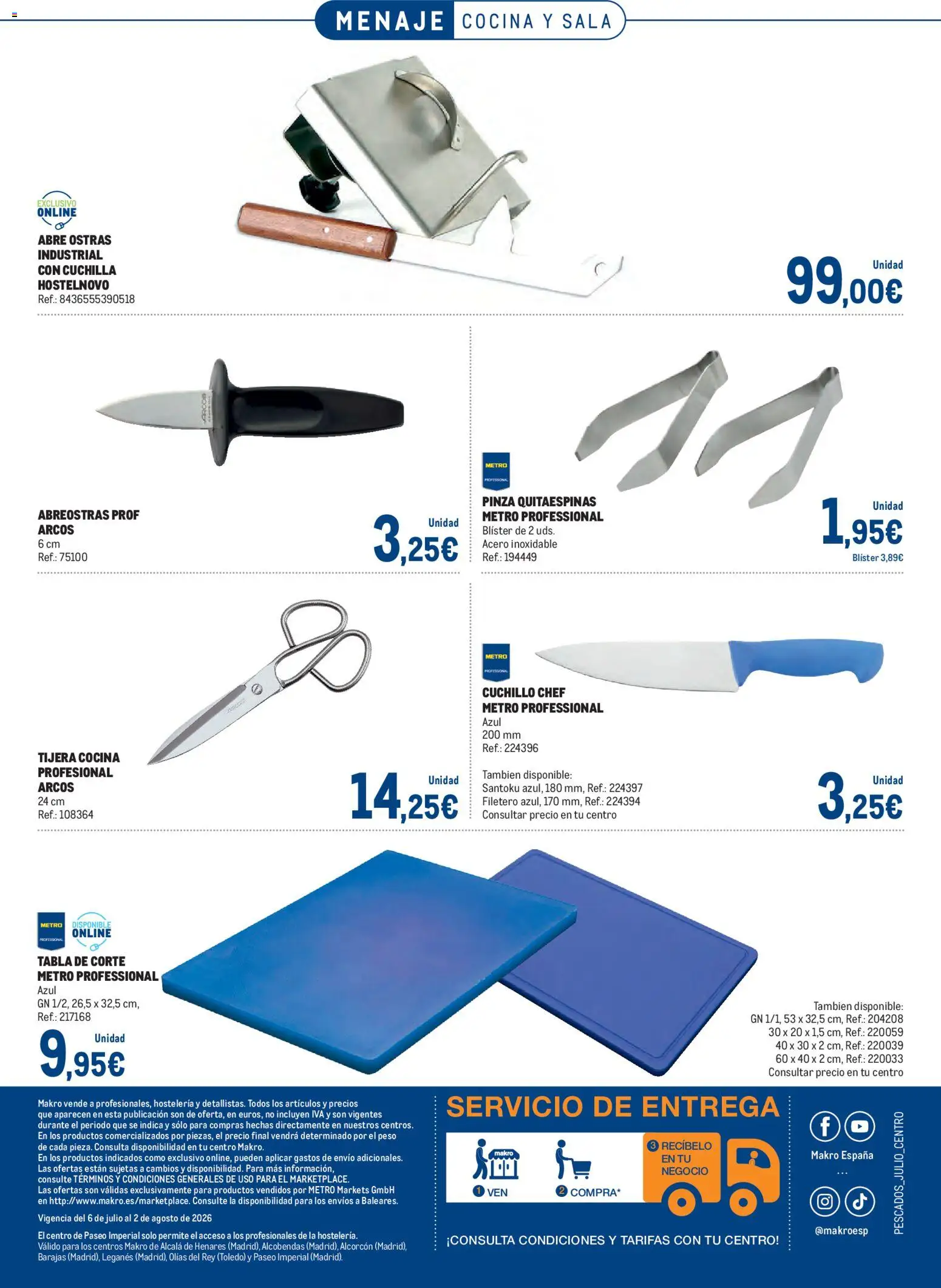 Makro Pescados │ válido desde el 06/07/2026 | Página: 32 | Productos: Cocina, Peso