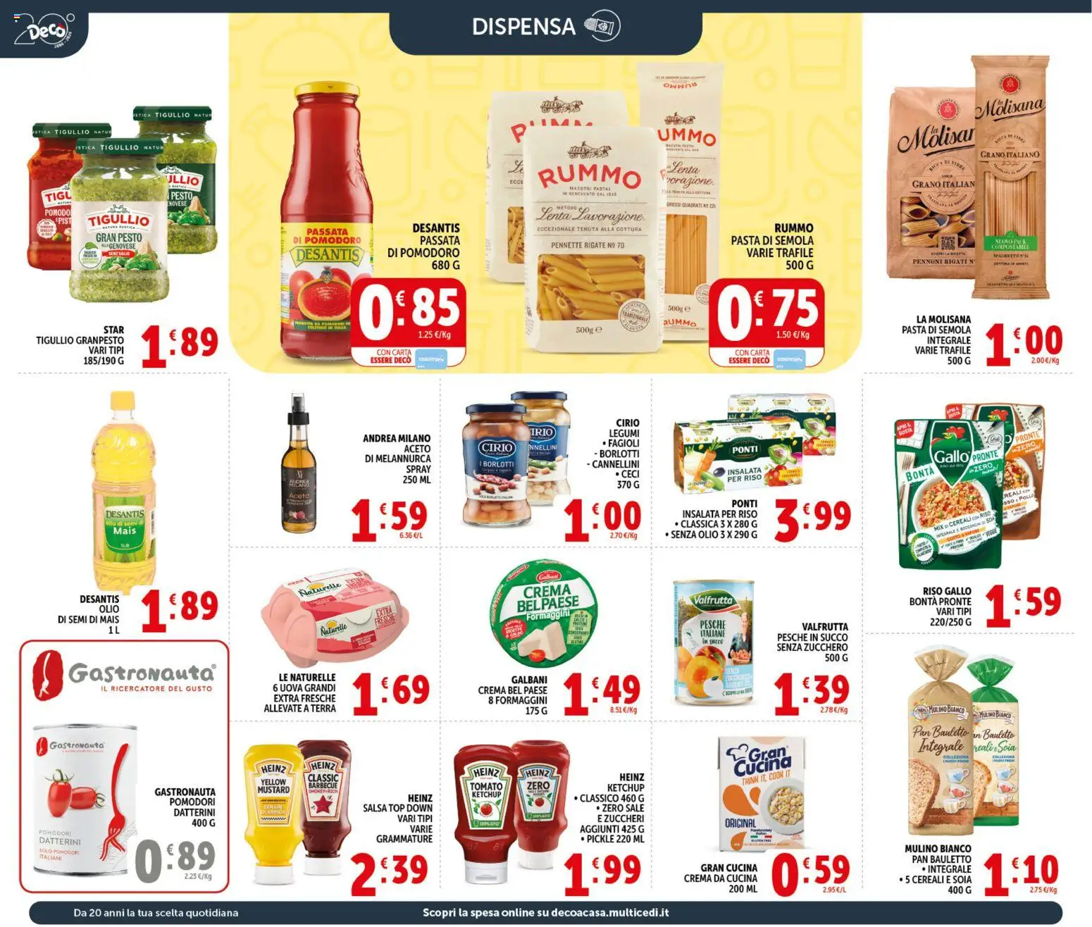 Volantino Decò del 20.05.2026 | Pagina: 14 | Prodotti: Crema, Sale, Barbecue, Pomodori
