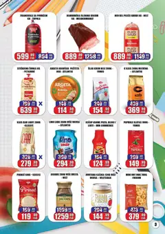 Gala MARKET katalog Šok cene - pregled Gala MARKET kataloga - važi od 05.09.2026 | Strana: 3 | Proizvode: Kečap, Hot dog, Šunka, Pašteta