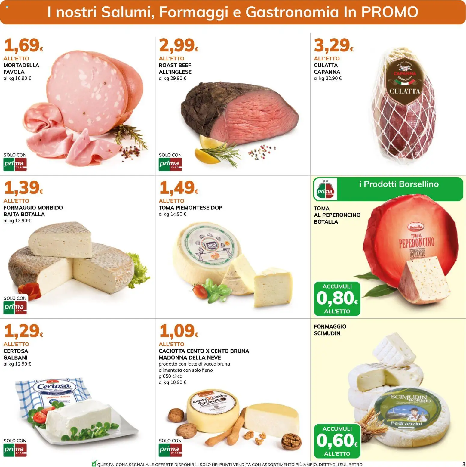 Volantino Basko del 11/08/2026 | Pagina: 3 | Prodotti: Latte, Formaggio, Mortadella, Formaggio morbido