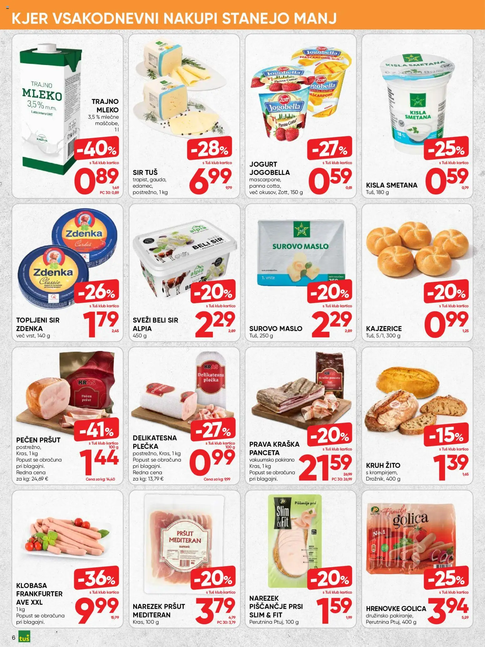 Novi Tuš katalog ponudbe – veljaven od 26.08.2026 | Stran: 6