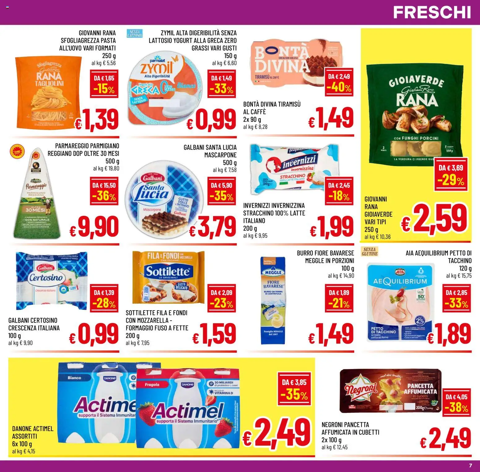 Volantino A&O del 30/09/2026 | Pagina: 7 | Prodotti: Arrosto, Tacchino, Stracchino, Forno