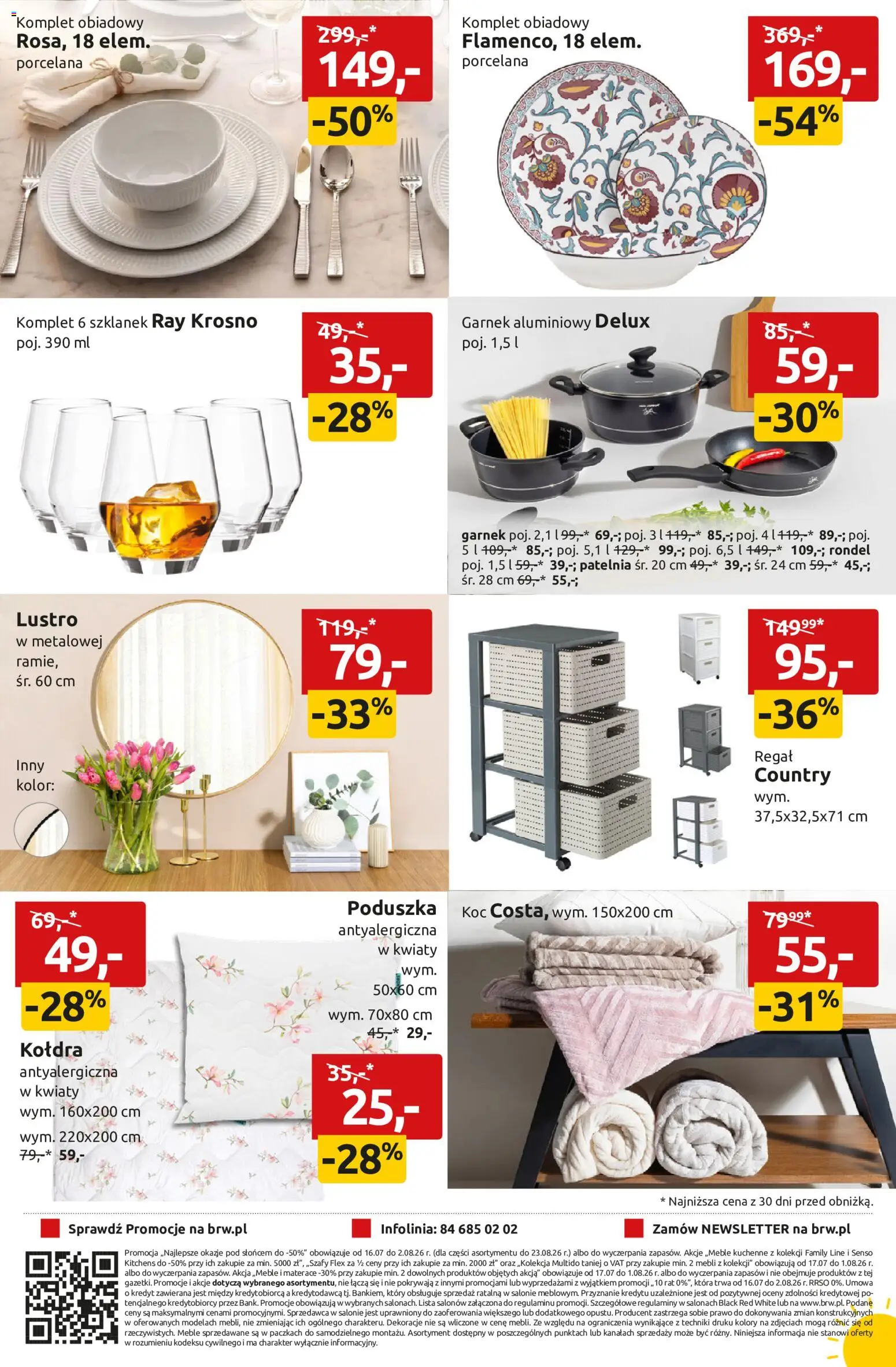 Black Red White promocje od 16.07.2026 | Strona: 12 | Produkty: Garnek, Lustro, Kołdra, Kwiaty