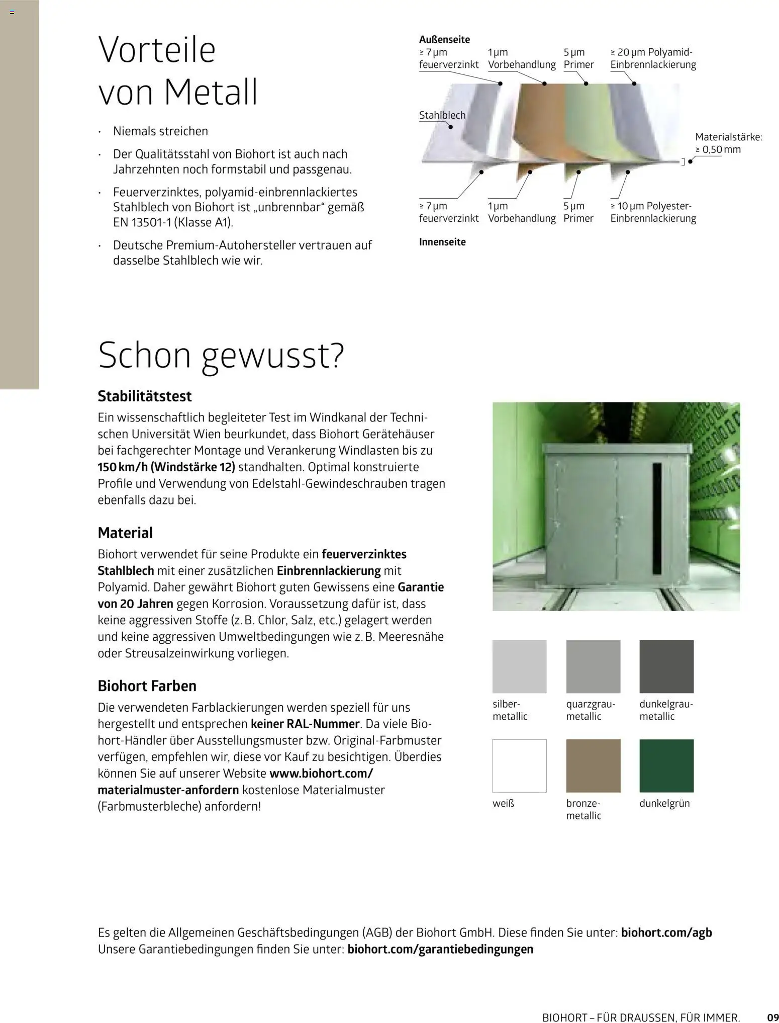 Dehner Biohort – Metall für Garten & Terrasse – gültig ab 01.01.2026 | Seite: 9 | Produkte: Primer