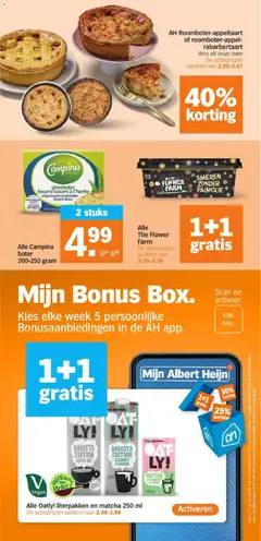 Alle Campina boter 200-250 gram, grasboter, beurre nourri à l'herbe, ongezouten roomboter, beurre doux - Voorbeeld van een folder van Albert Heijn, geldig van 31-08-2026 | Pagina: 4
