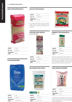 Transgourmet Cook Look-Book ab 08.04.2026 gültig | Seite: 128 | Produkte: Wasser, Gemüse, Reis, Nudeln