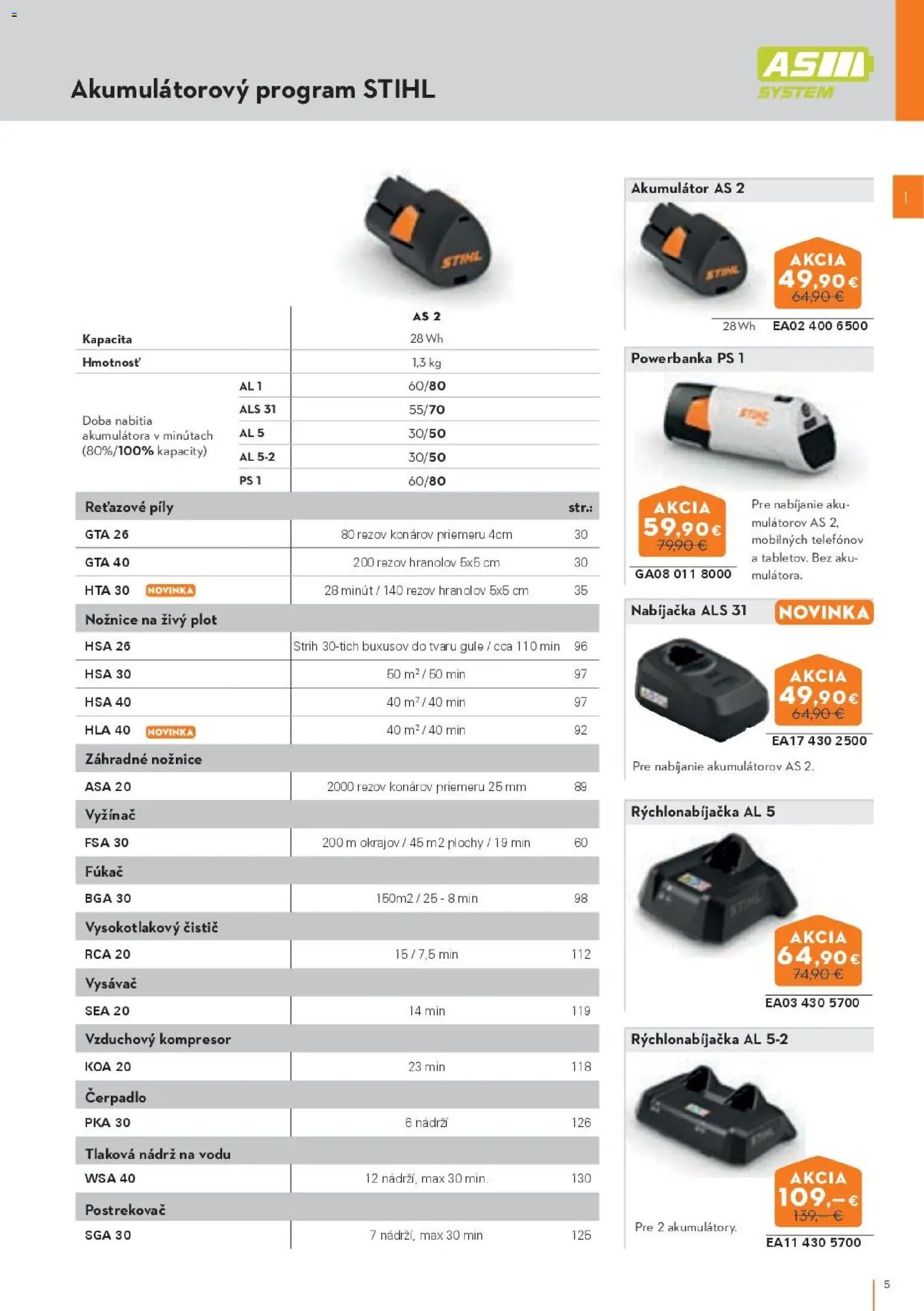 Nové STIHL akcie – leták je platný od 19.08.2026 | Strana: 5 | Produkty: Vzduchový kompresor, Nožnice na živý plot, Kompresor, Čerpadlo