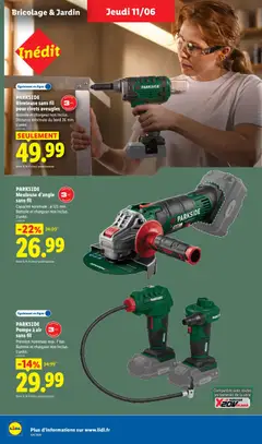 LIDL - Prévisualisation de PARKSIDE Riveteuse sans fil pour rivets aveugles, Batterie et chargeur non inclus. Distance minimale du bord 26 mm. L'unité. valide à partir de 11.06.2026 | Page: 34
