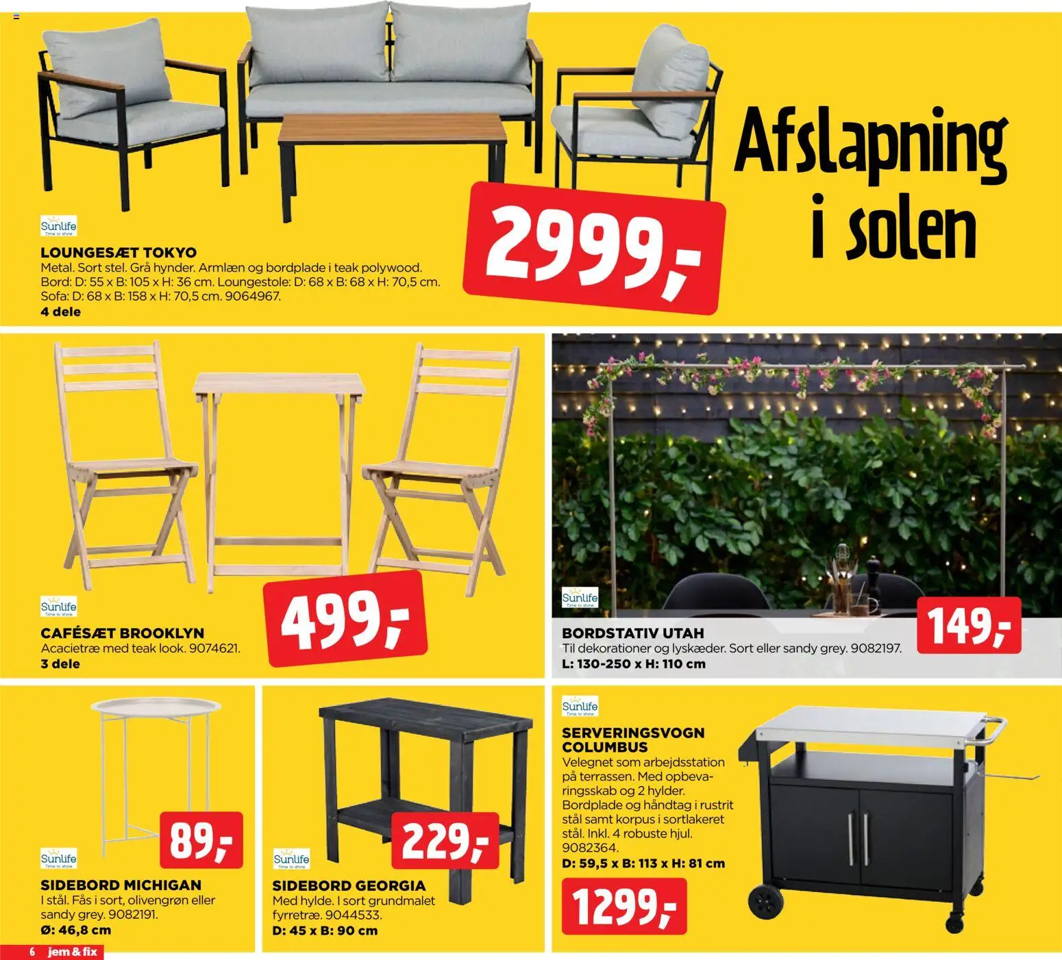 Jem & fix tilbudsavis – gyldig fra 17.05.2026 | Side: 6 | Produkter: Sofa, Bord, Loungesæt, Søm