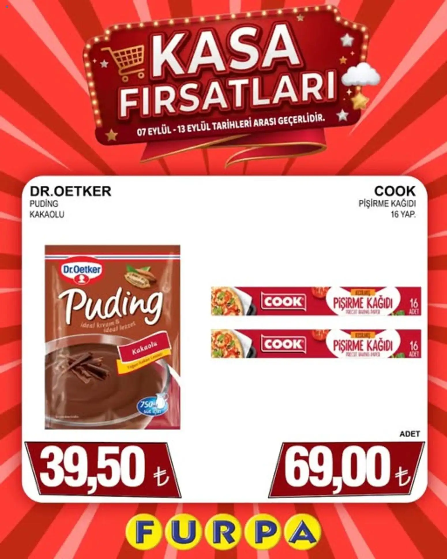 Furpa - Kasa Fırsatları - 07 Eylül 2026 tarihinden itibaren geçerlidir | Sayfa: 1 | Ürünler: Kasa