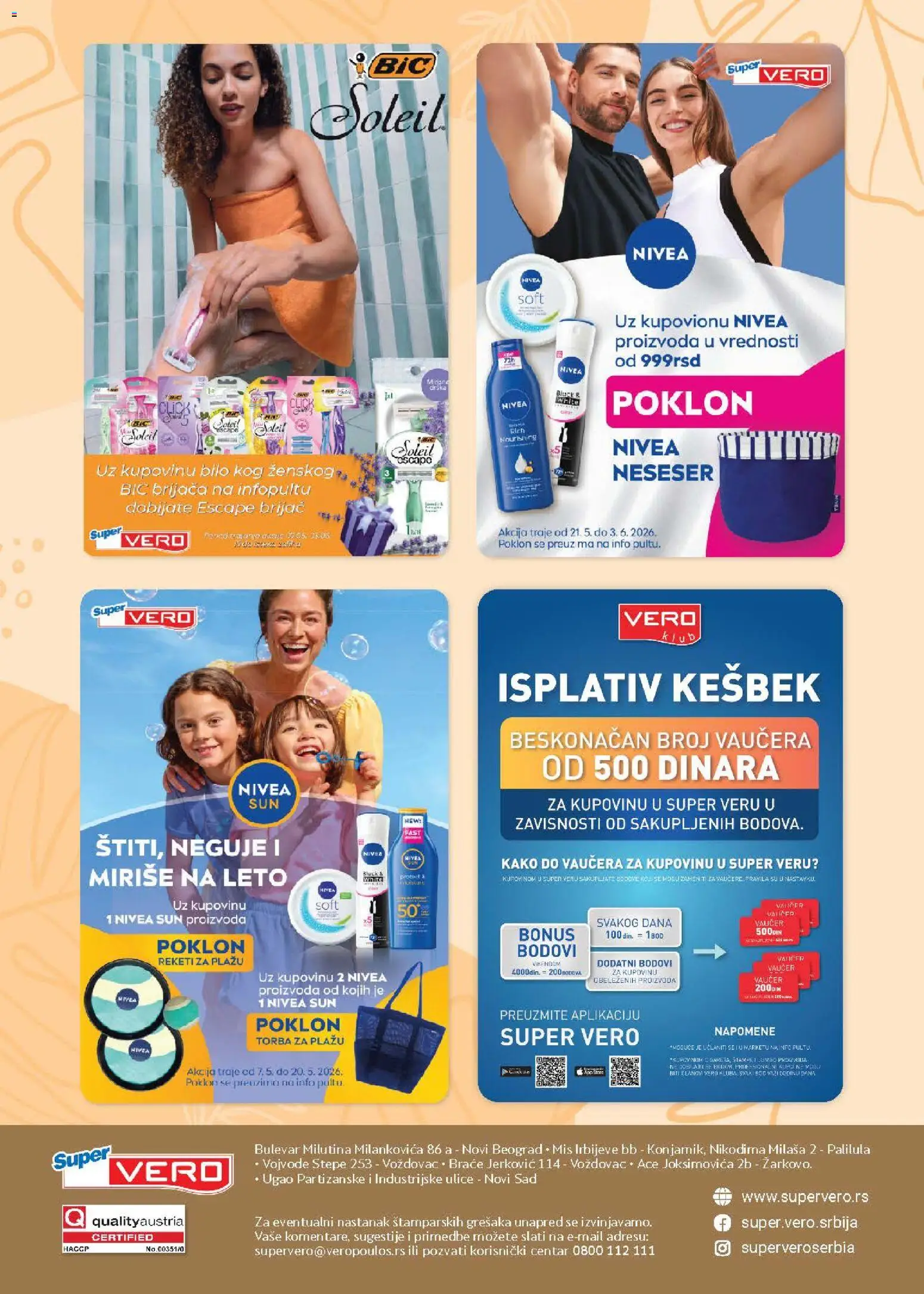 SuperVERO katalog - važi od 07.05.2026 | Strana: 20 | Proizvode: Brijač, Miš, Nivea, Torba