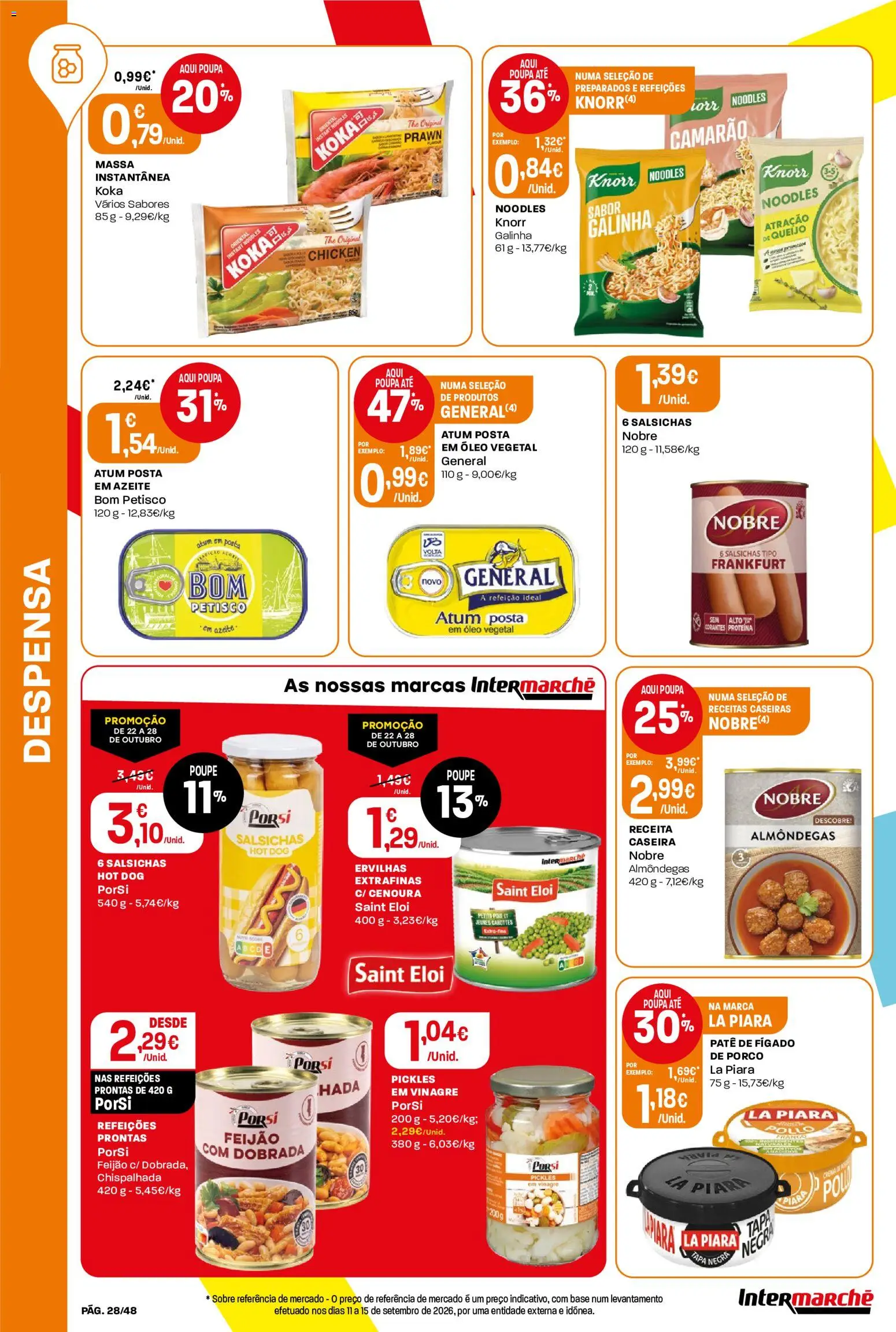 Intermarché folheto │ válido de 22/10/2026 | Página: 28