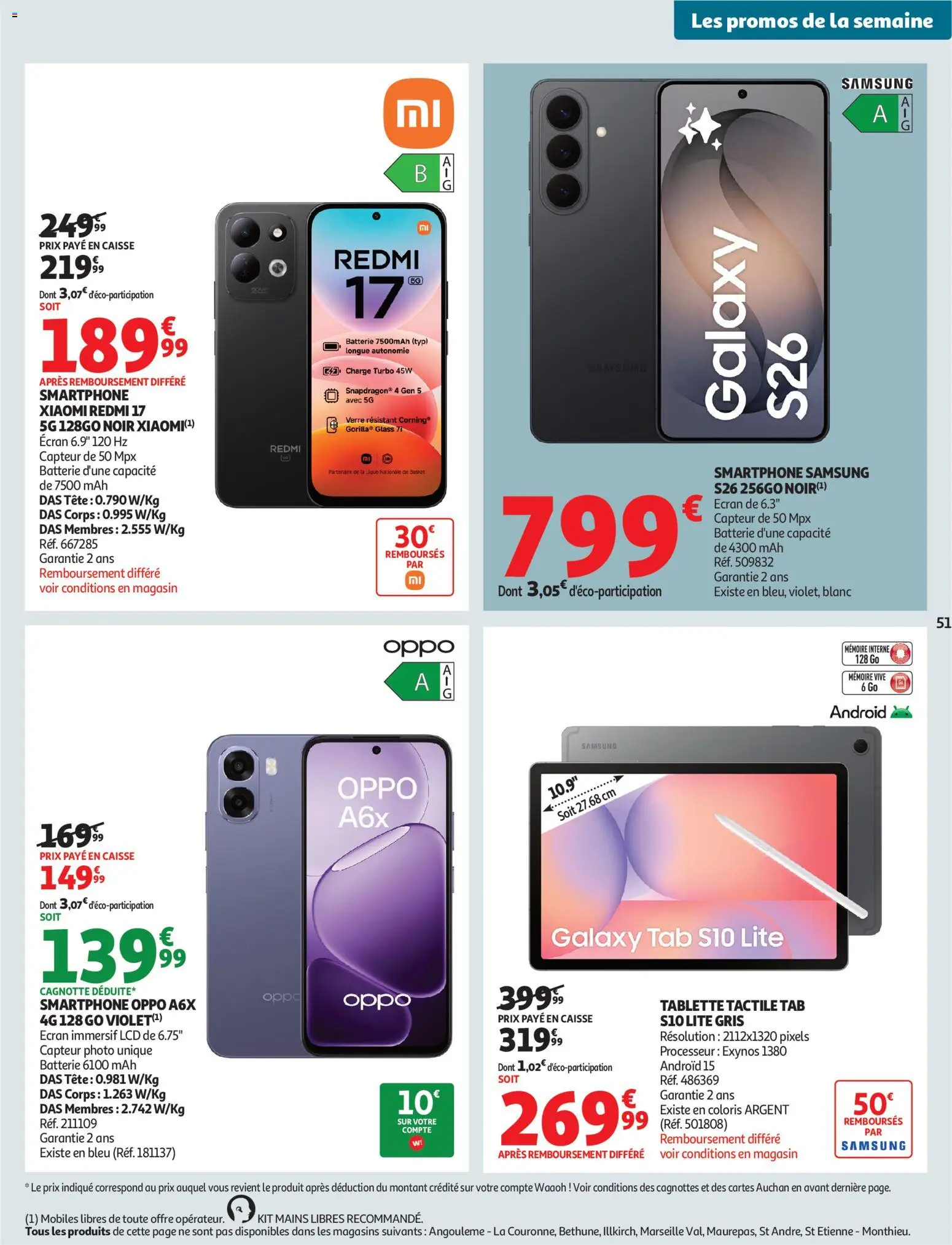 {H1} | Pagina: 51 | Producten: Smartphone, La