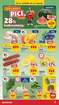 CSIPERKE GOMBA*, I. osztály, csomagolt, 750 g, 1199 Ft/kg - amely érvényes a következő dátumtól: 11.06.2026 | Oldal: 2