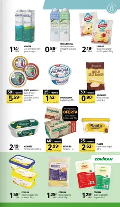 Pré-visualização Coviran folheto válido de 16.06.2026 | Página: 5 | Produtos: Queijo parmesão, Leite, Manteiga, Margarina
