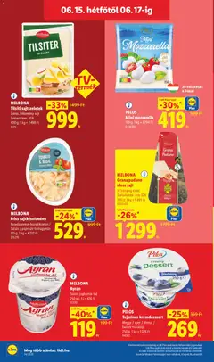 MILBONA Grana padano olasz sajt, 16 hónapig érlelt Zsírtartalom: min 32% 200 g; 1 kg = 6495 Ft - amely érvényes a következő dátumtól: 11.06.2026 | Oldal: 72