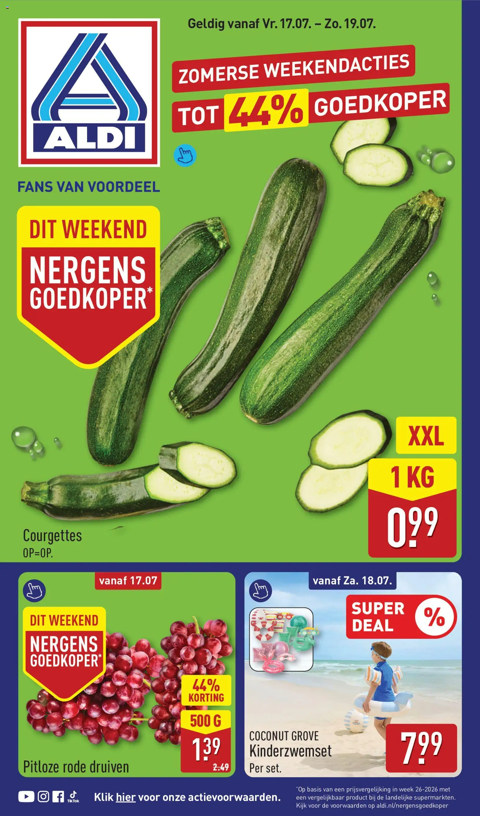 Aldi folder vanaf 17 catalogue cover