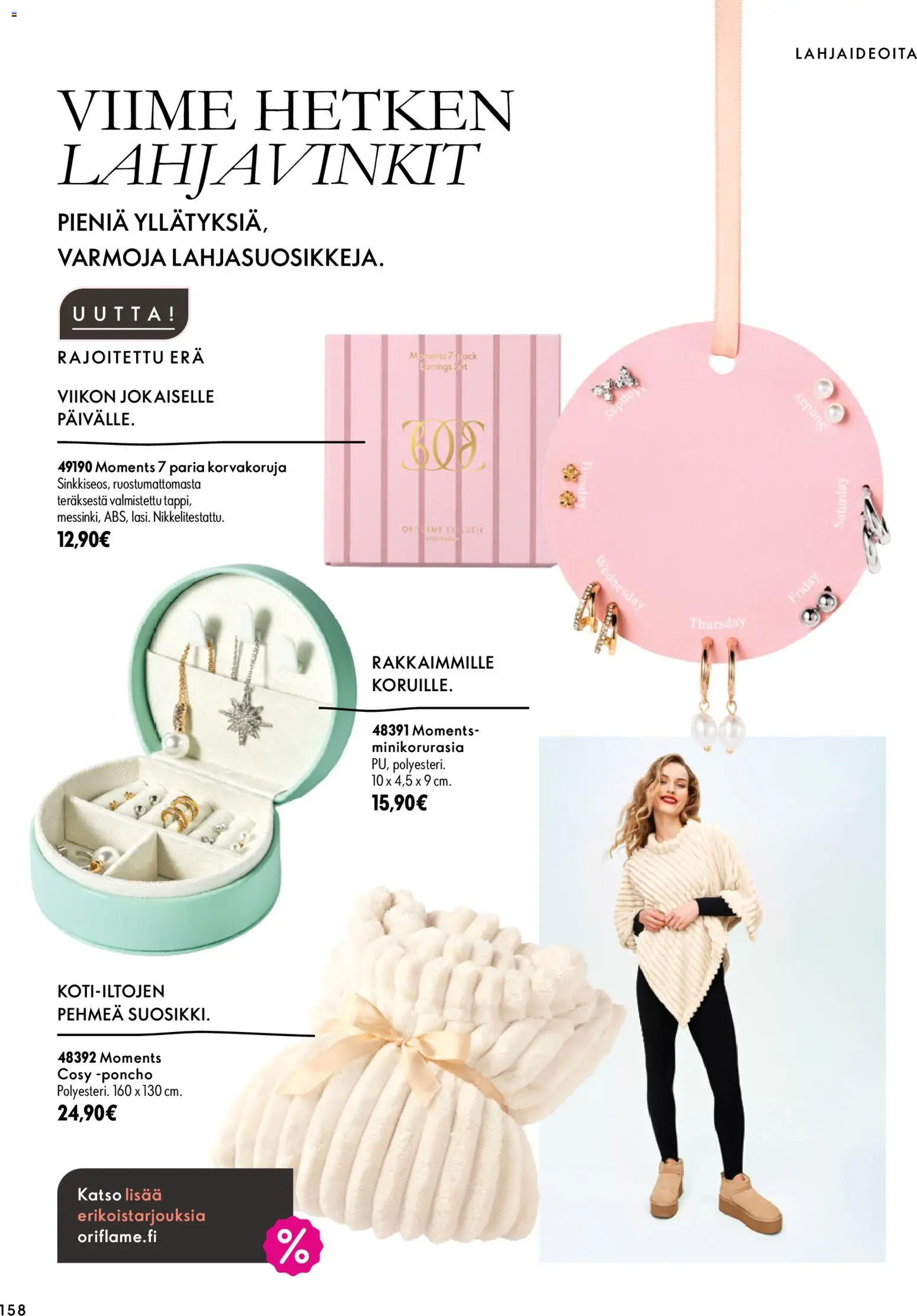 Oriflame tarjoukset – voimassa 18/11/2026 alkaen | Sivu: 158 | Tuotteet: Poncho