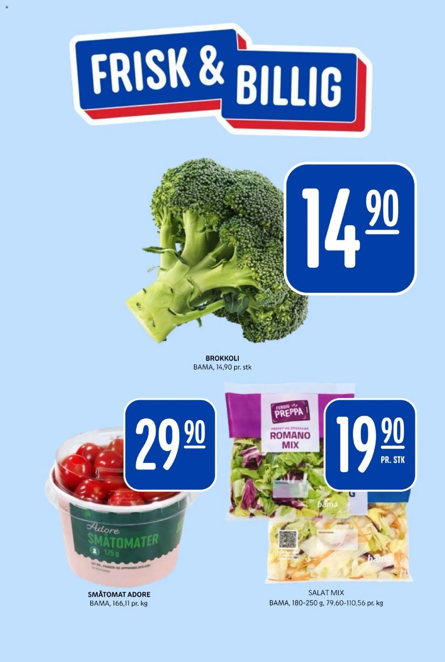{H1} | Side: 7 | Produkter: Salat, Brokkoli