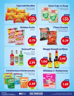 Die Grenze folder week 24/25 - Voorbeeld van een folder van Die Grenze, geldig van 08.06.2026 | Pagina: 3 | Producten: Champignon, Zalm, Skittles, Kip
