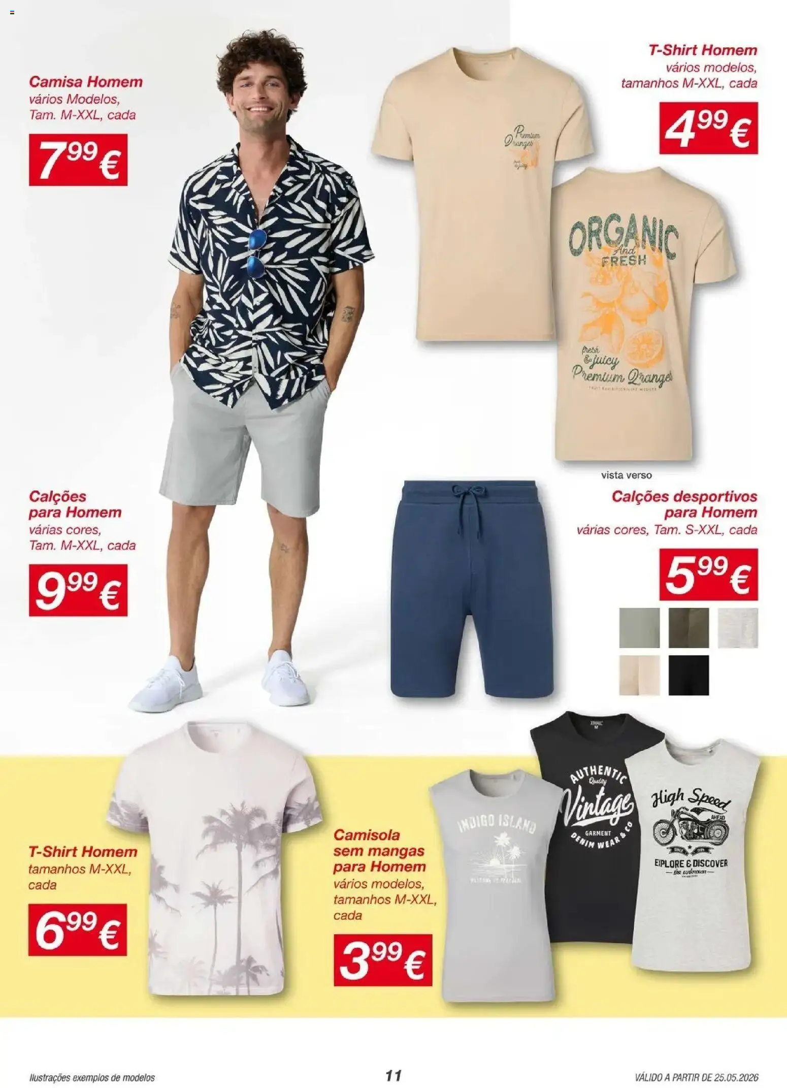 KIK folheto │ válido de 25/05/2026 | Página: 11 | Produtos: Calções, Camisa, Camisola, Mangas