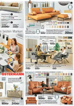 Ostermann Prospekt ab 19.09.2026 gültig | Seite: 5 | Produkte: Wohnwand, Esstisch, Sitzbank, Kissen