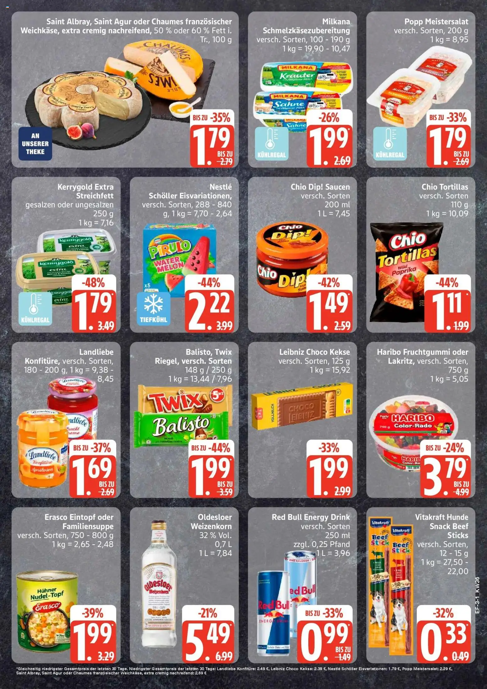 Edeka Prospekt Ascheberg (ab 31.08.2026) » Angebote Online | Seite: 3 | Produkte: Haribo, Milkana, Chio tortillas, Kekse