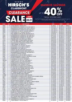 Hirsch's specials catalogue – valid from 20.06.2026