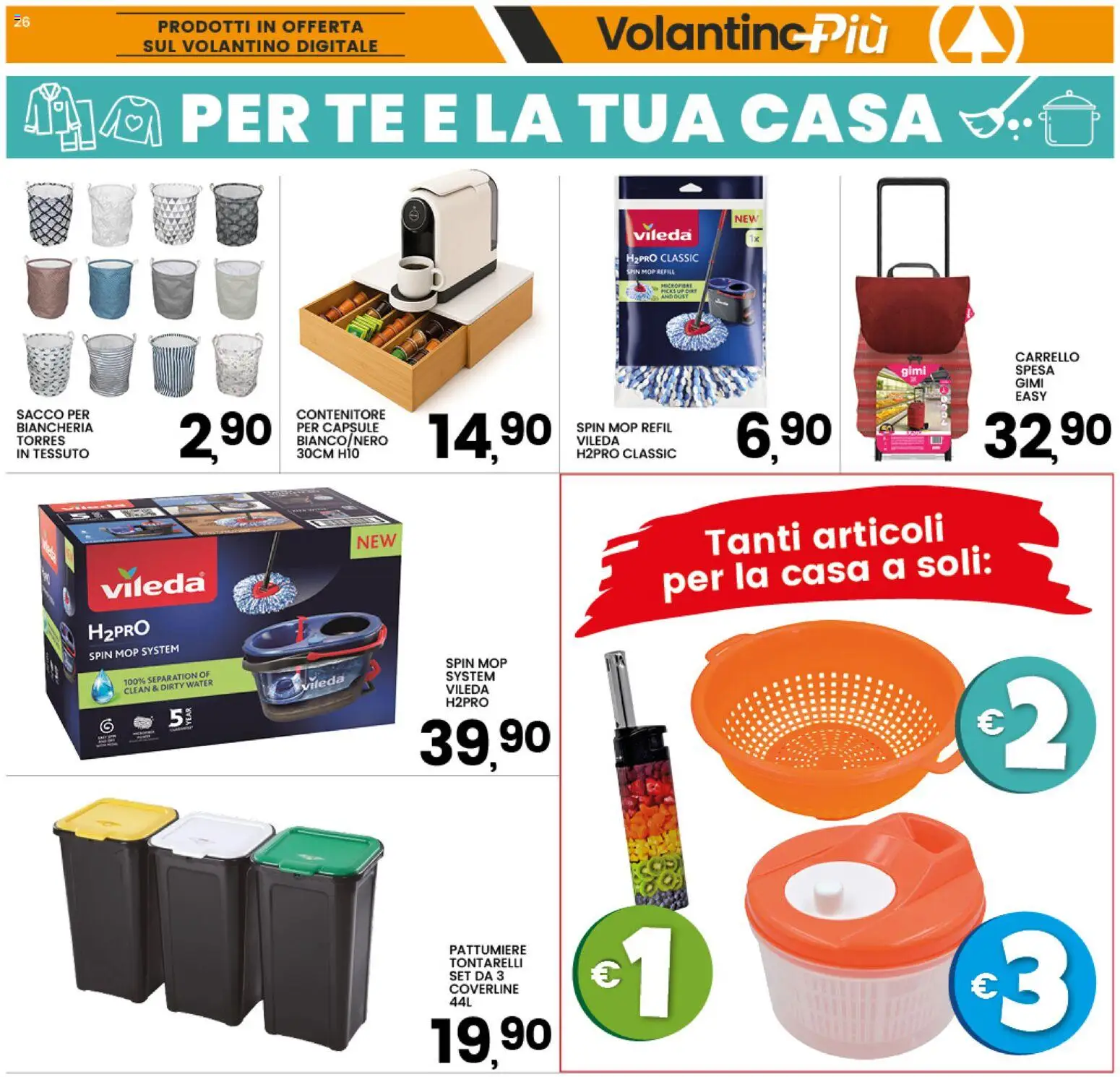 Volantino Interspar del 21/09/2026 | Pagina: 26 | Prodotti: Tè, Carrello, Contenitore