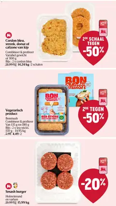 Cordon bleu, stronk, donut of calzone van kip, Combineer & profiteer Variabel gewicht of 300 g Bijv.: 2 x cordon bleu - Voorbeeld van een folder van Delhaize, geldig van 20/08/2026 | Pagina: 16