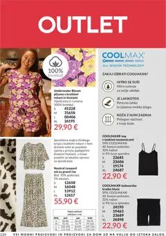 Avon katalog akcije – veljaven od 01.05.2026 | Stran: 134 | Izdelki: Pižama, Majica, Hlace, Kratke hlace