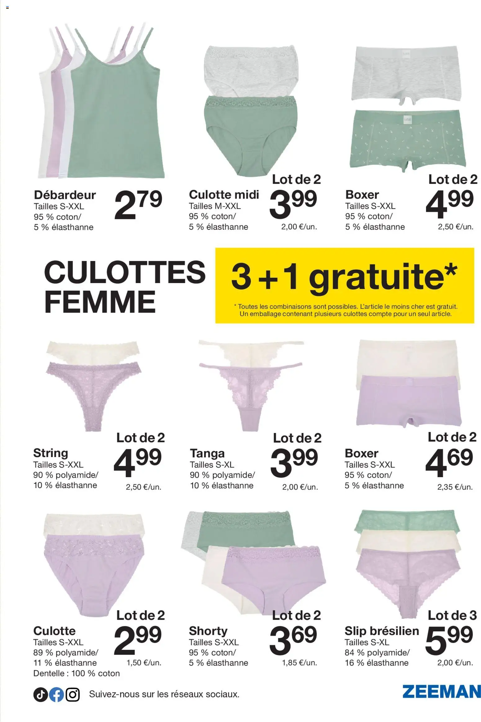 {H1} | Page: 5 | Produits: Coton, Débardeur, Culotte