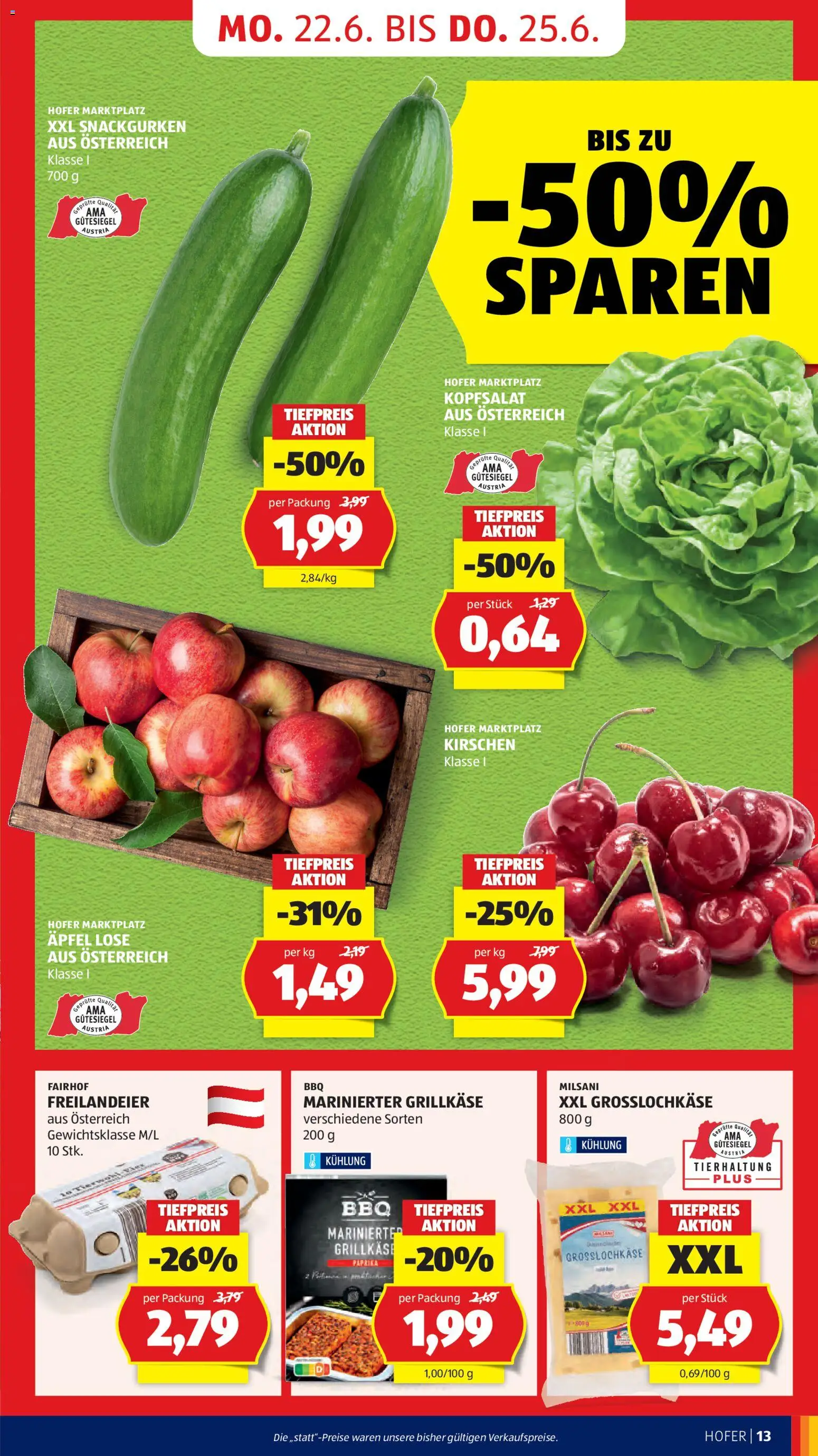 Hofer Flugblatt gültig ab 19.06.2026 | Seite: 17 | Produkte: Äpfel