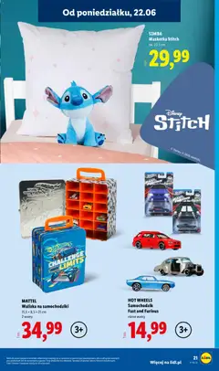Pogląd oferty "HOT WHEELS Samochodzik Fast and Furious, Samochodzik Fast and Furious różne wzory" - ważna od 22.06.2026 | Strona: 25