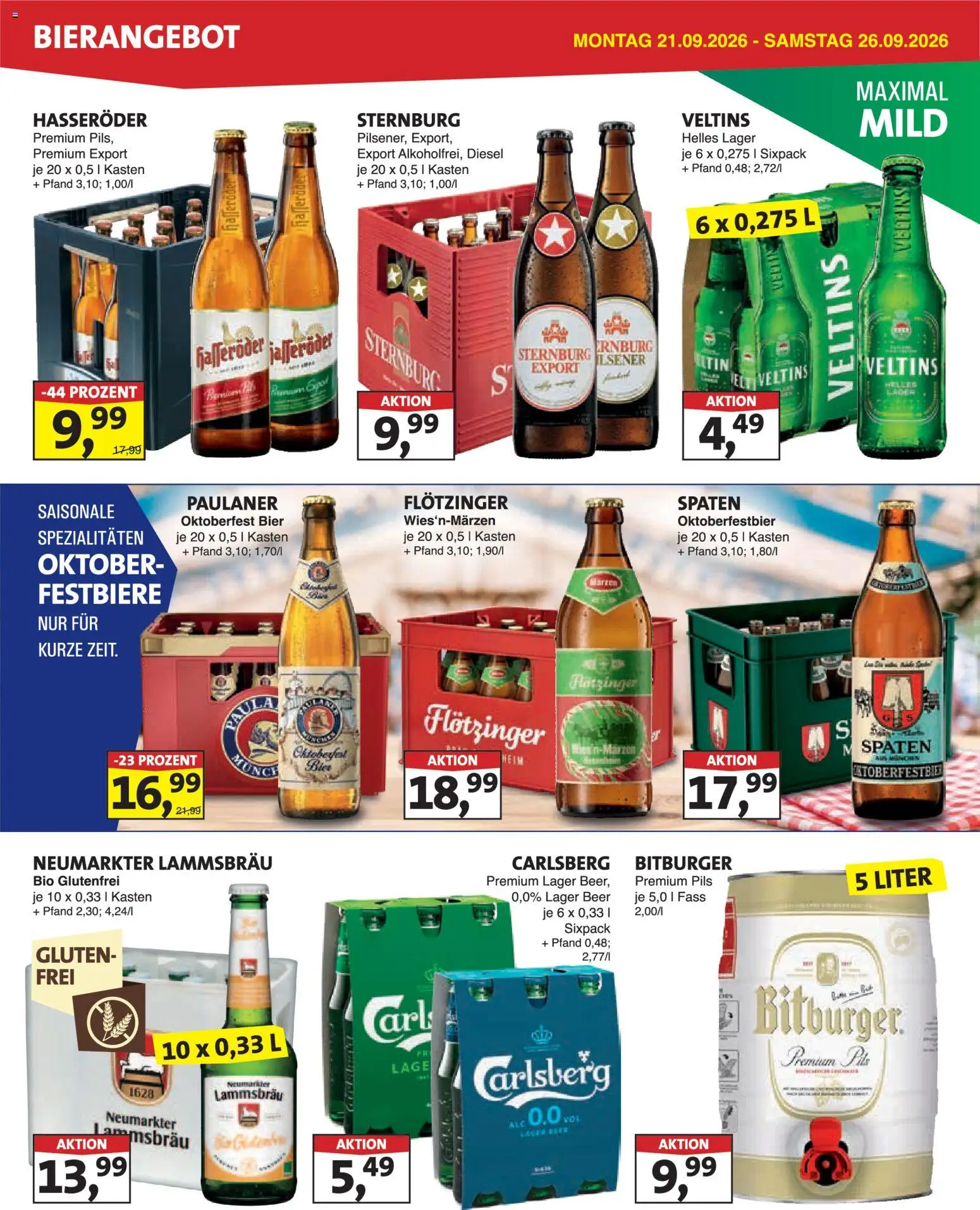 Lösch Depot Prospekt – gültig ab 21.09.2026 | Seite: 2 | Produkte: Carlsberg, Spezialitäten, Hasseröder, Veltins