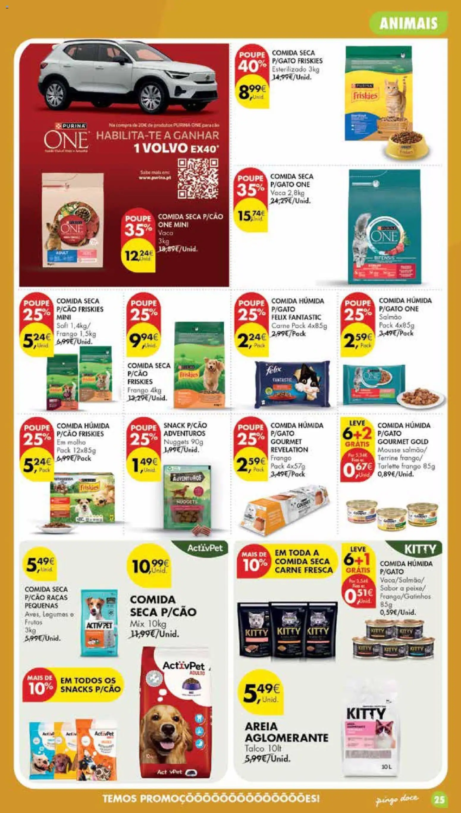 Pingo Doce Poupe Esta Semana Madeira │ válido de 04/08/2026 | Página: 25 | Produtos: Purina one, Areia, Frango, Nuggets