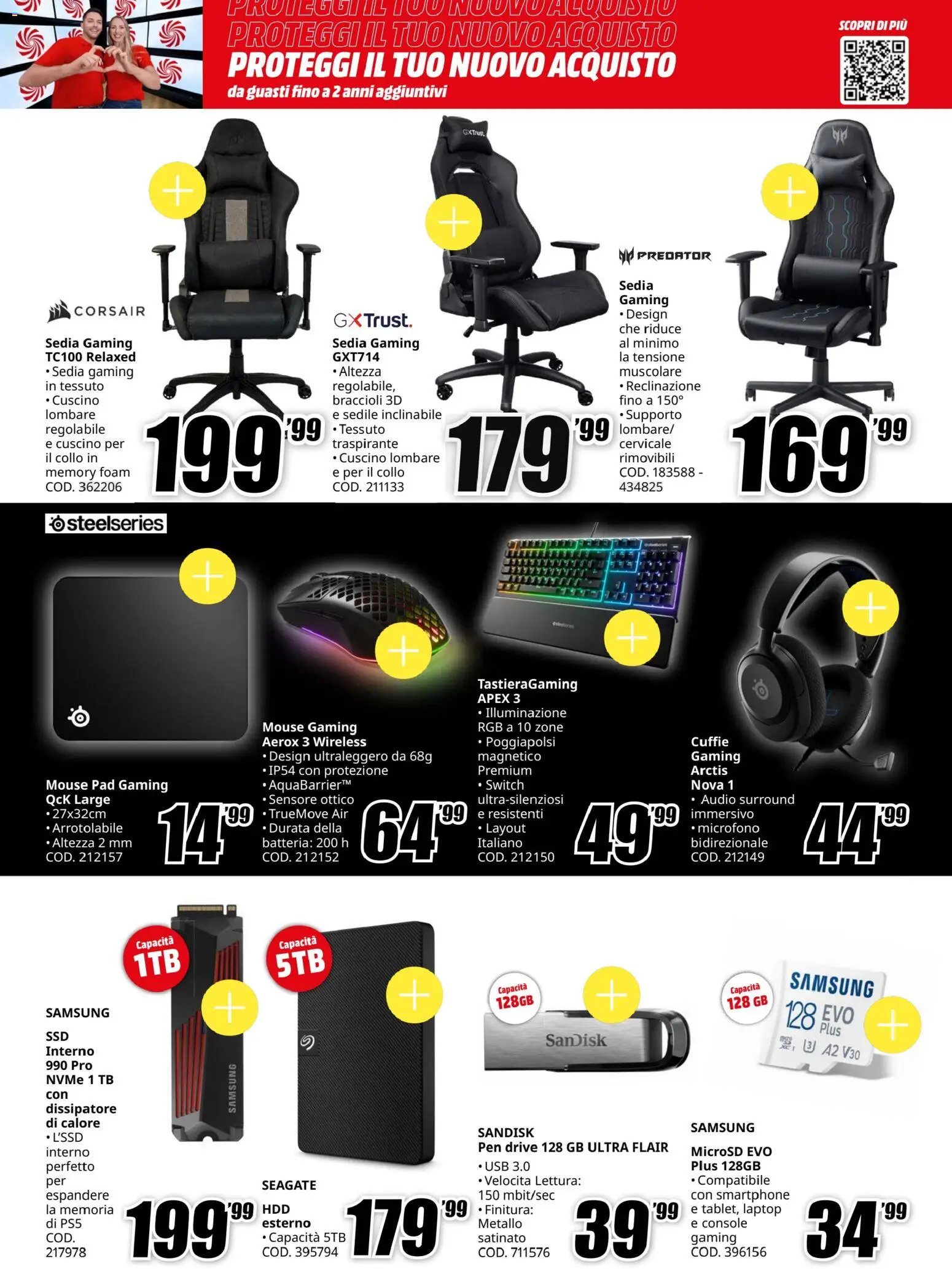 Volantino Media World del 16/07/2026 | Pagina: 11 | Prodotti: Smartphone, Laptop, Microfono, USB