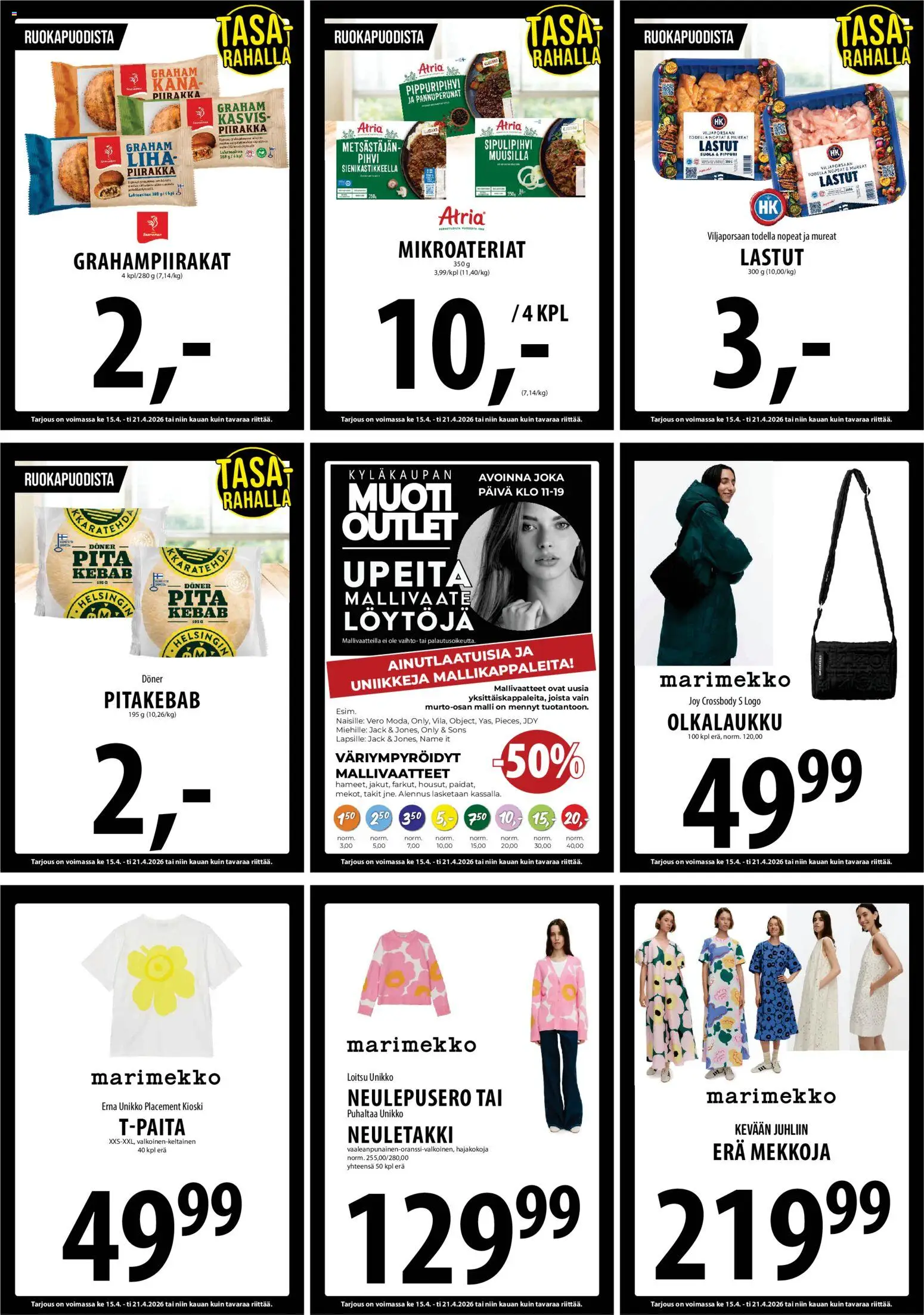 Tuuri tarjoukset – voimassa 15.04.2026 alkaen | Sivu: 11 | Tuotteet: Neuletakki, Suola, Pihvi, Piirakka