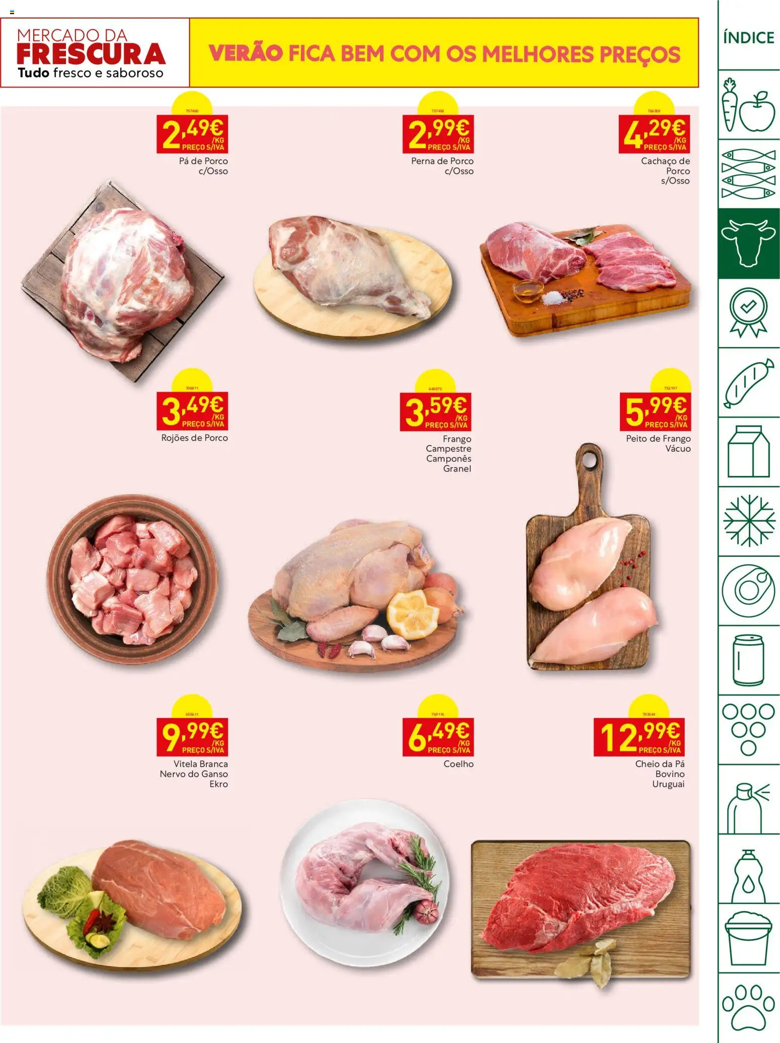 Recheio folheto │ válido de 23/06/2026 | Página: 5 | Produtos: Peito de frango, Frango, Coelho, Pá